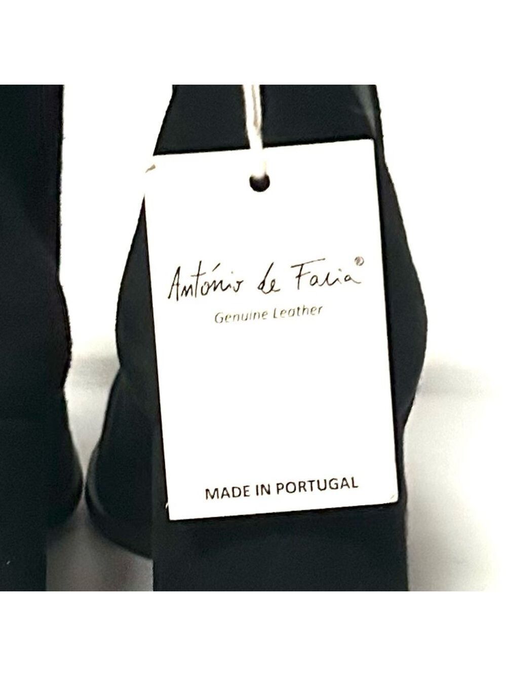 Antonio de Faria Black Suede Boots Ankle Boots made in Portugal Size 8 NWT - Picture 8 of 9
